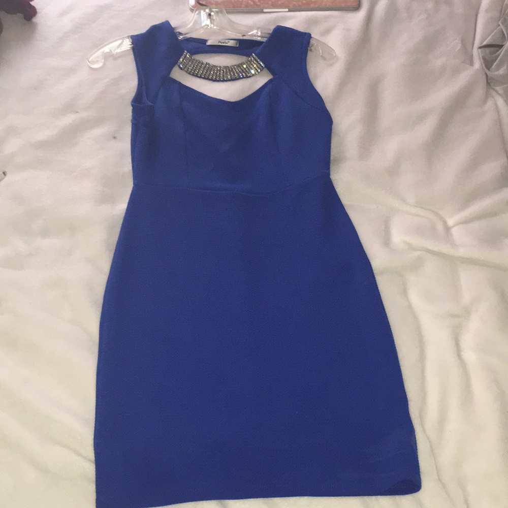 Royal blue dress
